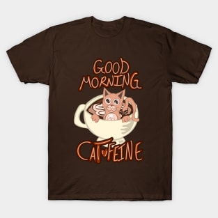 Good Morning Cat•Feine V22 T-Shirt